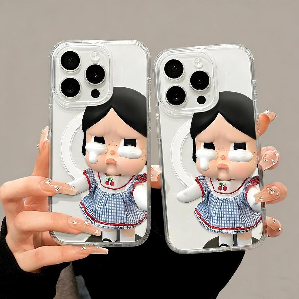 เคสโทรศัพท์ลายเด็กทารกร้องไห้ เหมาะสำหรับ iPhone 17/16/15/14ProMax/13Pro/12/11,X/XR,7/8Plus เคสโทรศัพท์แม่เหล็กคุณภาพสูง