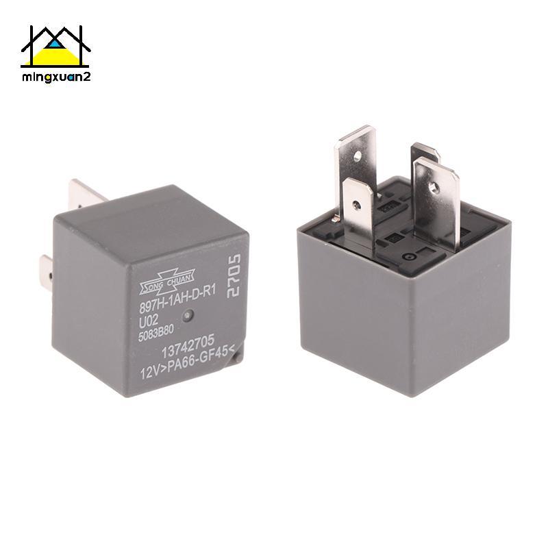 Mingxuan2 1 ชิ้น 4 ขา 12 โวลต์สําหรับ Matsukawa 2705 รีเลย์รถยนต์ 897H-1AH-D-R1 U02 สําหรับ Bui รีเล