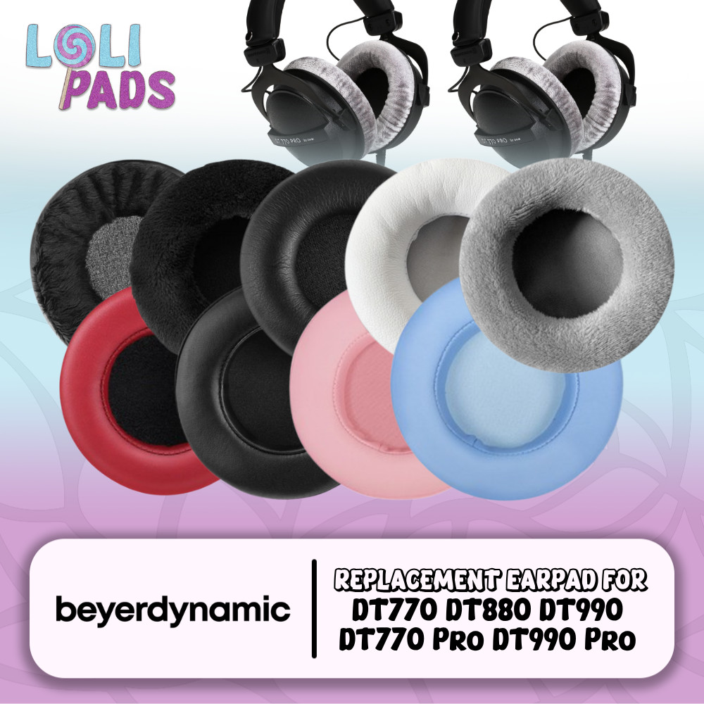 แผ่นรองหูฟัง Earcup Earcushion Beyerdynamic DT770 DT880 DT990 DT770 Pro DT990 Pro แผ่นโฟม