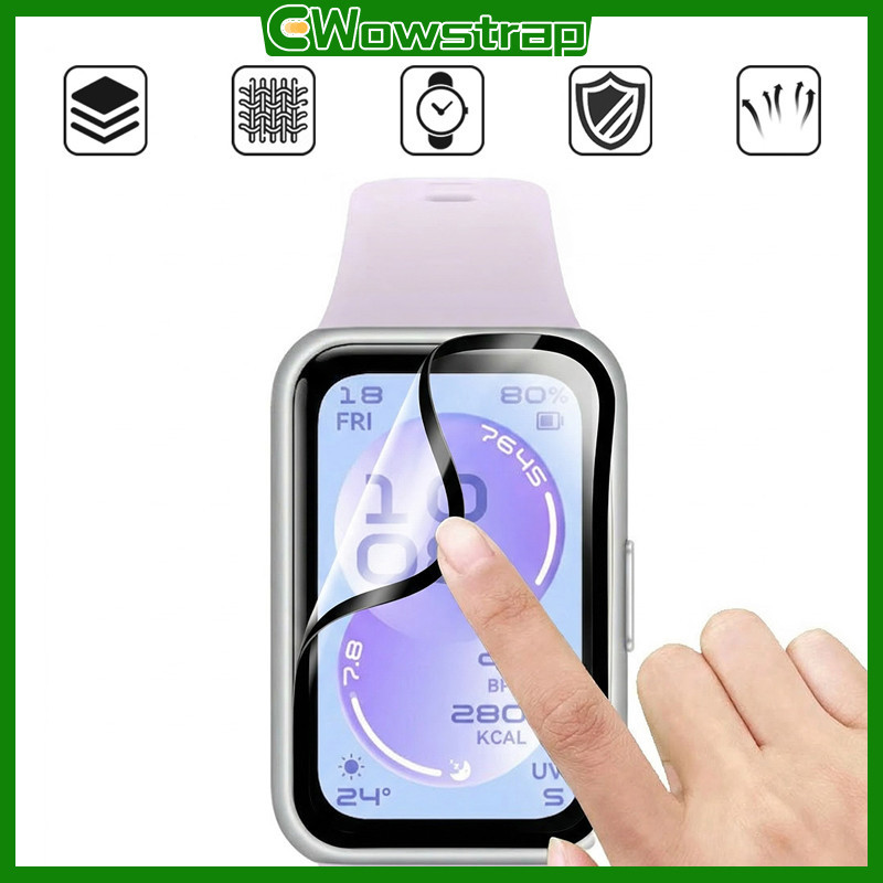 ฟิล์มกระจกนิรภัย 3D / ฟิล์มนุ่ม for Huawei Band 10 9 8 7 NFC ฟิล์มป้องกันหน้าจอ for Smartwatch Huawei Band 10 9 8 7 NFC