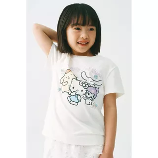 H&M(เอชแอนด์เอ็ม) เสื้อยืดพิมพ์ลาย เด็กหญิง 1327765_1