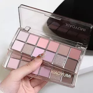 my-shop:พาเลตตา 12 สี บลัชออน+ไฮไลต์+เฉดดิ้ง จบในตลับเดียว พีชชมพู บ๊วยหวาน ยีนส์วินเทจ ครบทุกลุค ติดทน