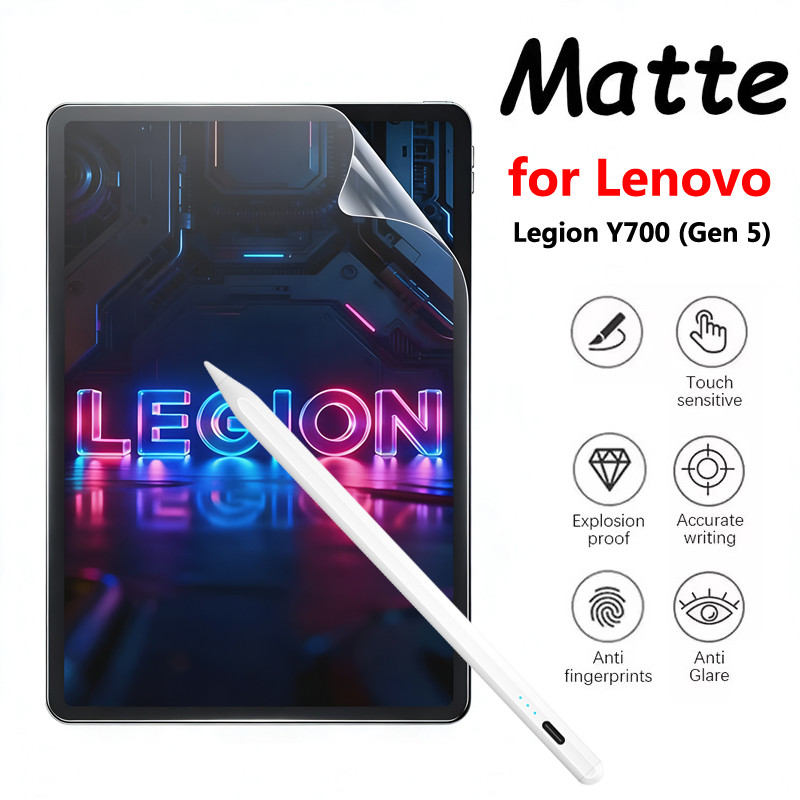 กระดาษเช่นฟิล์มป้องกันหน้าจอฟิล์ม Matte สําหรับ Lenovo Legion Y700 Gen 5 5th 8.8 นิ้ว 2026 4th 2025 