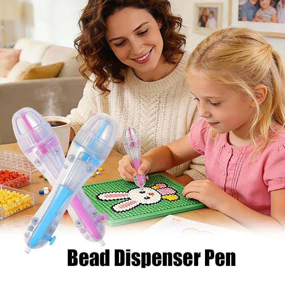 ปากกาลูกปัด DIY, ลูกปัดปริศนาพิกเซล 3 มิติขนาด 2.6 มม. DIY อัตโนมัติ | ปากกาเขียนแฮนด์เมด ลูกปัด B1t