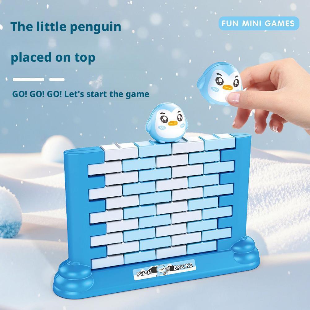 Penguin Ice Breaking เกมสนุกของเล่นเพื่อการศึกษา Ice Knock ตัวเลข Interactive Play สําหรับ Party J7y