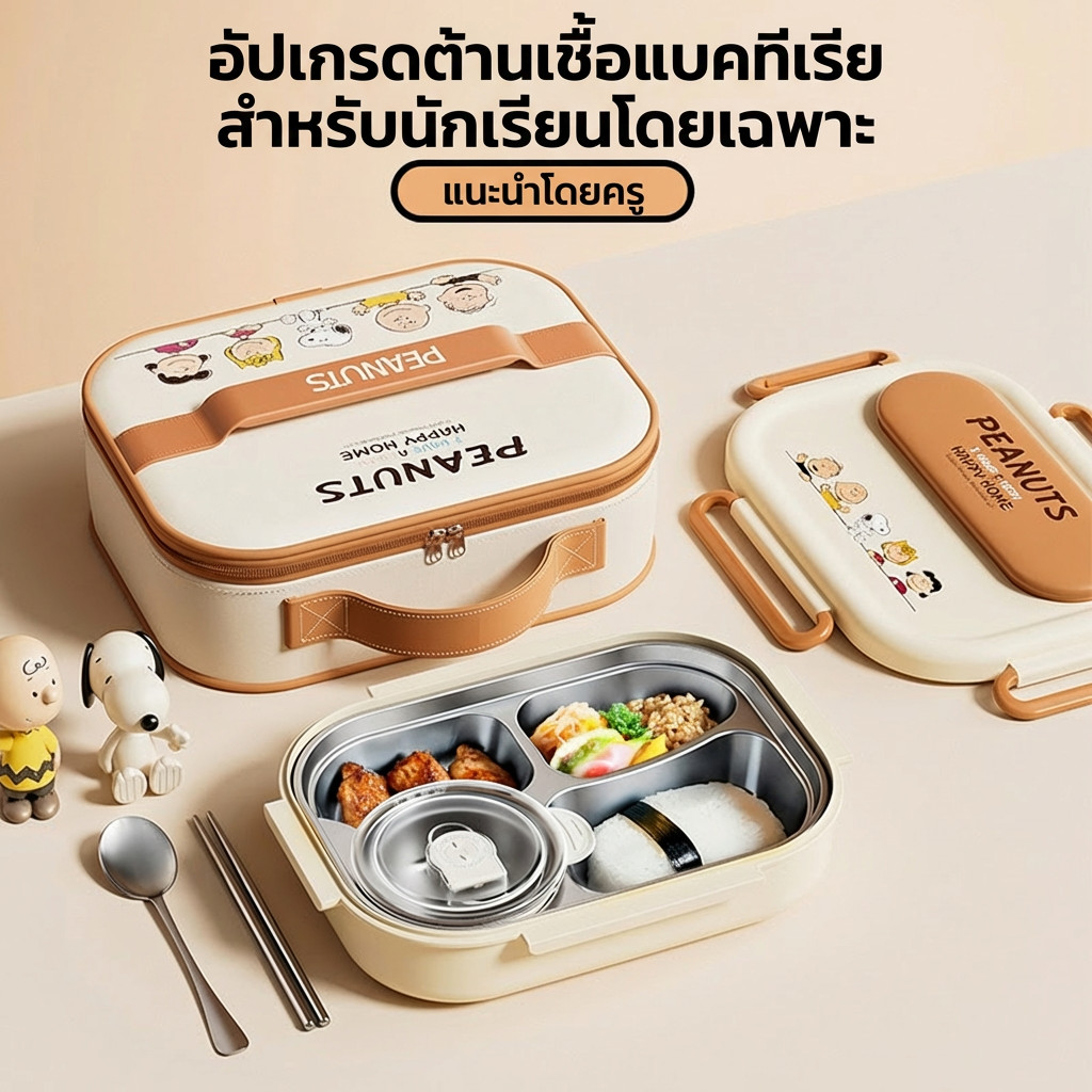 สแตนเลส304กล่องเบนโตะสําหรับเด็กและนักเรียนที่มีการออกแบบช่องรั่วภาชนะอาหารกลางวันฉนวนสําหรับสํานักง