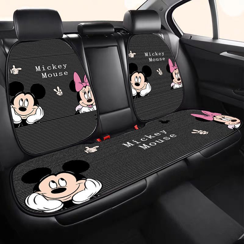 2026 สินค้าใหม่เบาะรองนั่งในรถยนต์การ์ตูนน่ารักเบาะ Four Seasons Universal Breathable Half-Pack Dirt-Resistant Car Seat Cushion        20260331