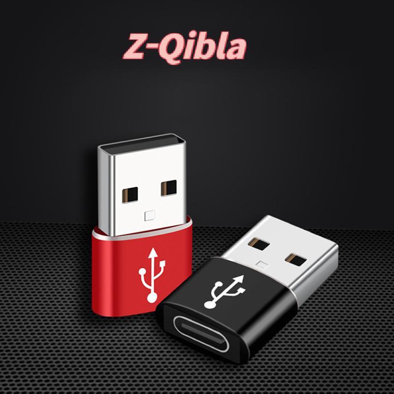 [Z-Qibla-t] 1 ชิ้น USB C 3.1 Type C Female to USB 3.0 Type A Male Port Converter Adapter ใหม่