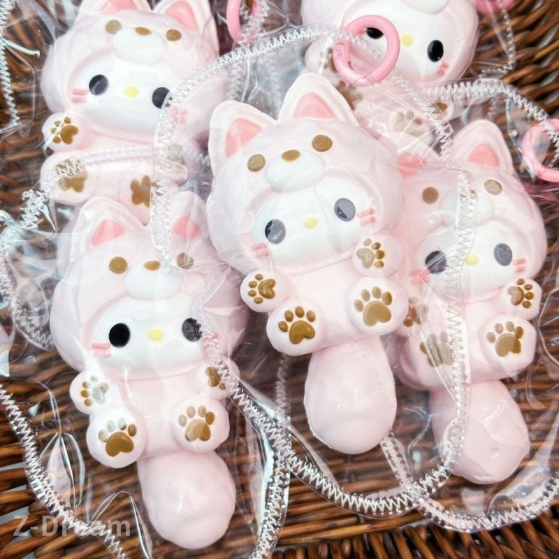 ของเล่นบีบอัด Kitty Kuromi อาหารเกรดซิลิโคนเด้งช้า