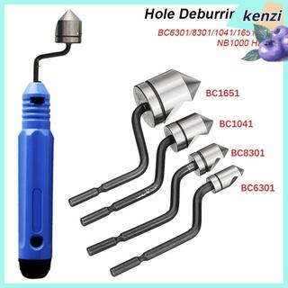 KENZI เครื่องมือลบคมรู 1 ชุด, หัวลบมุม BC6301/8301/1041/1651 ชุดเครื่องมือเคาเตอร์ซิงค์, ซ่อมโลหะทนทาน NB1000 จับโลหะผสมเหล็กเครื่องกําจัดเสี้ยนมือมือ