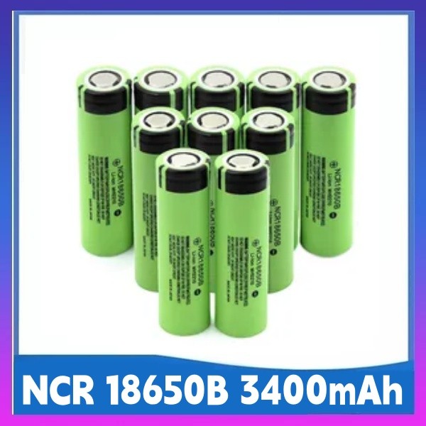 NCR 18650B 3.7V 3400mAh แบตเตอรี่ 18650 แบตเตอรี่ลิเธียมไอออนสําหรับไฟฉายของเล่นแบตเตอรี่กล้อง