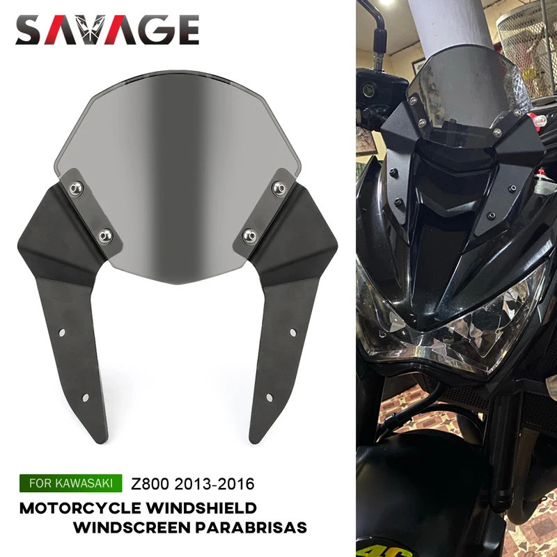 SA สำหรับ KAWASAKI Z800กระจกกระจก Parabrisas รถจักรยานยนต์อุปกรณ์เสริม Deflectors ลมหน้าจอ Z 800 201