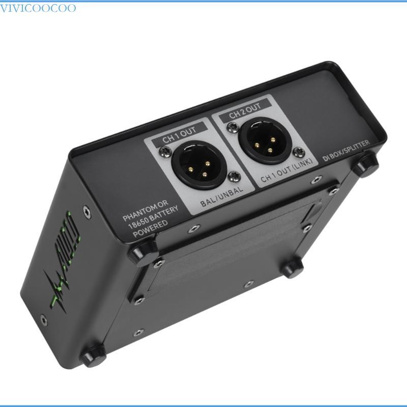 VIVI Studio Grade Audios DI20 DI BOX Hum Eliminators สําหรับอุปกรณ์บันทึกเวที