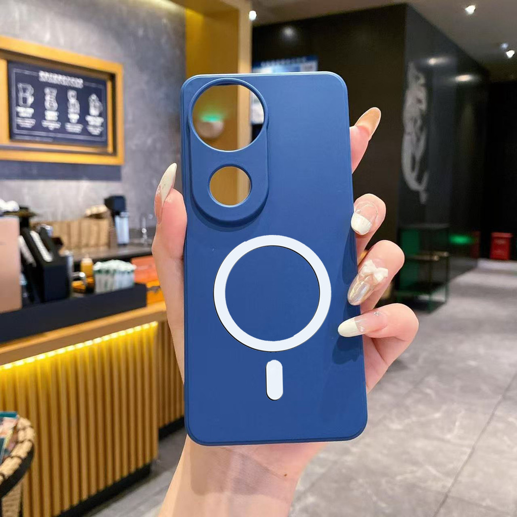 สําหรับ VIVO V50 5G V2427 / V50 PRO สีสัน Matte Cover พร้อมสติกเกอร์แม่เหล็ก