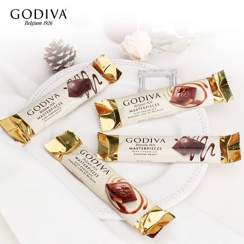 GODIVA GODIVA Master Caramel Chocolate Bar 32g ตุรกีนําเข้า Pure Fat Cocoa Snacks Wedding Candy Snac