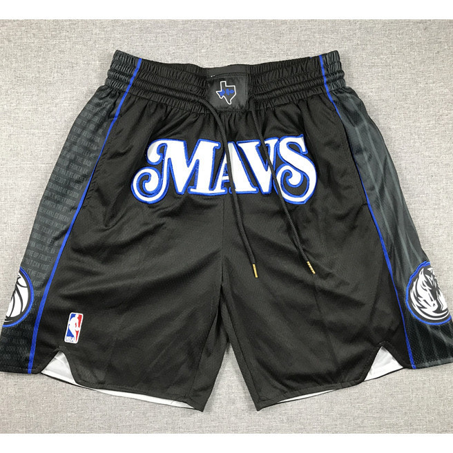 กางเกงขาสั้นทีมDallas Mavericks แบบ City Edition สีดำ