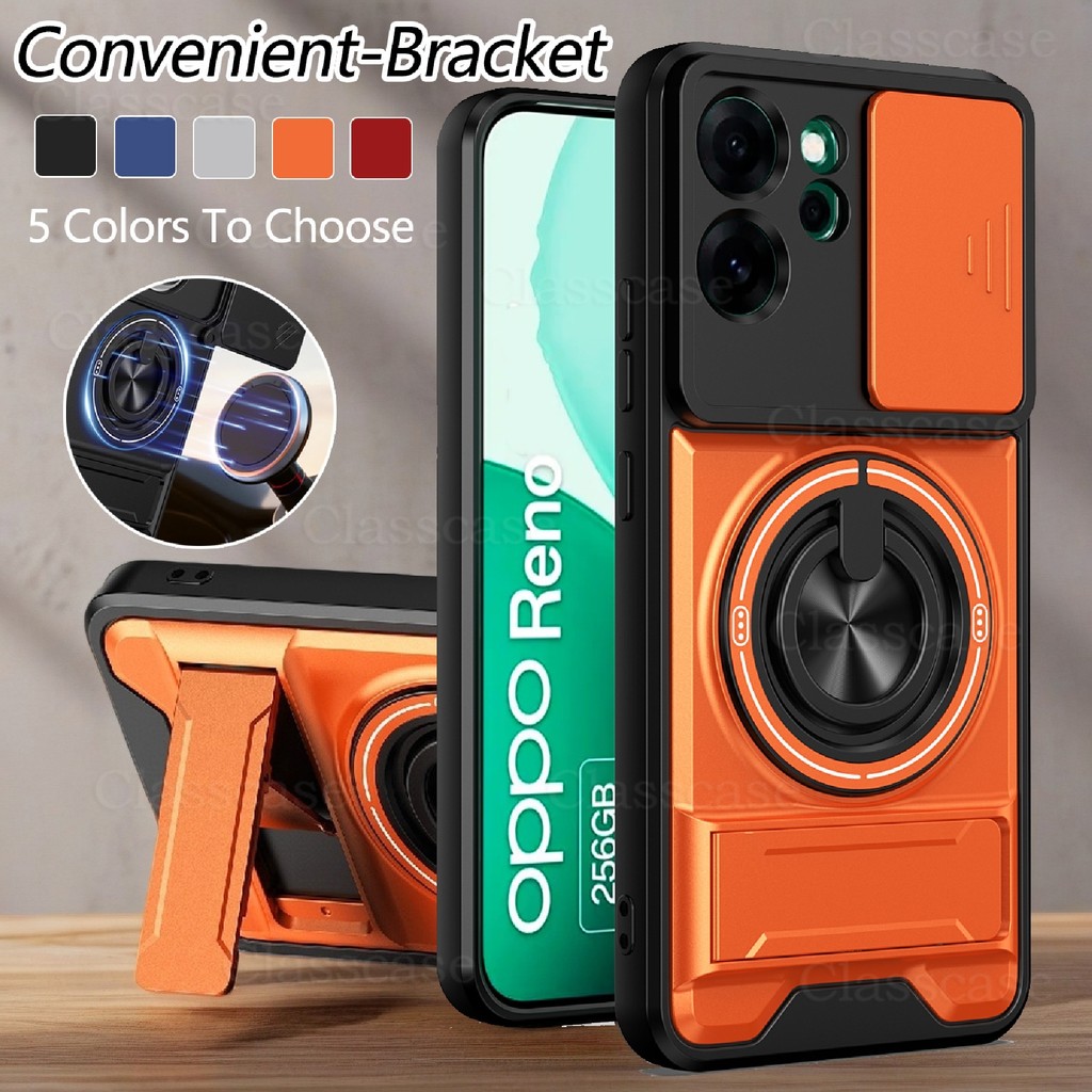 ปลอกสําหรับ OPPO Reno 15 F Pro Max 15F 15Pro 15ProMax Reno15 F Pro Reno15F 4G 5G เคสโทรศัพท์หมุนได้แหวนแม่เหล็กสไลด์กล้องป้องกัน Upright Kickstand ขาตั้งฝาครอบกันกระแทก