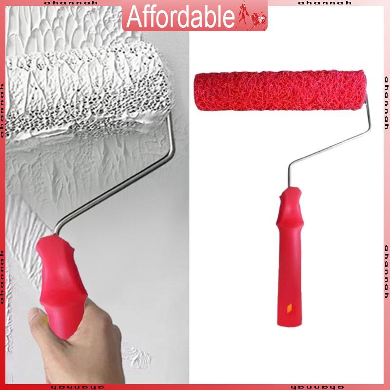 AH Drywall Compound Roller แปรงผนัง Putty Roller Drywall Texture แปรงสําหรับครอบคลุมพื้นผิวผนังและเพ