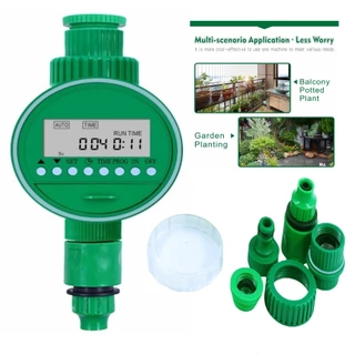 เครื่องตั้งเวลารดน้ำอัตโนมัติ พร้อมชุดพ่นหมอก 10/15/20 เมตร ระบบดิจิตอล Water timer Digital อัตโนมัติ สปริงเกอร์