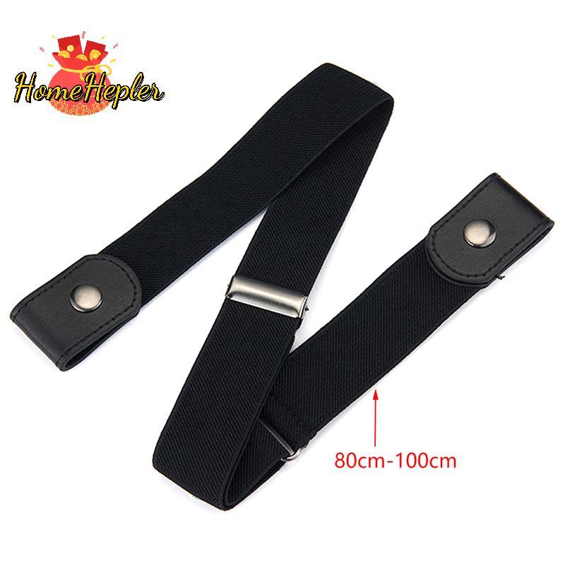 HomeHepler หัวเข็มขัดฟรีเข็มขัดสําหรับผู้หญิงผู้ชาย Jean กางเกงชุดหัวเข็มขัดปรับยืดเอวยางยืดเข็มขัดที่มองไม่เห็น DropShipping ใหม่ - รูปที่ 3