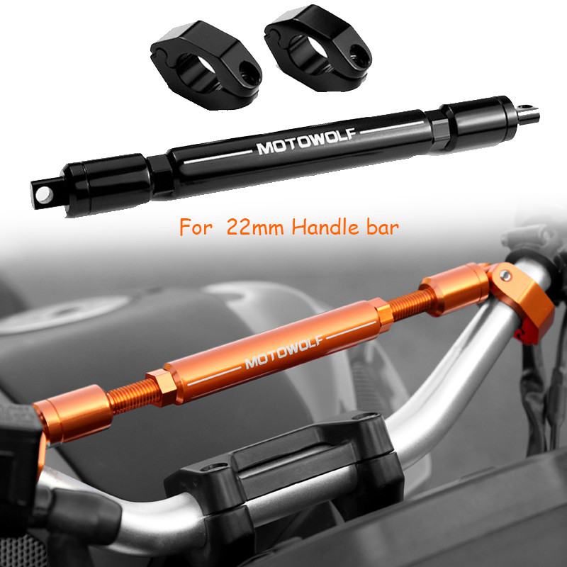 RT ใหม่ 7/8 "Handlebars คานบาร์ 22mm Handlebar กับ Motocross รถจักรยานยนต์ Quad ATV CRF DTR PIT BIKE