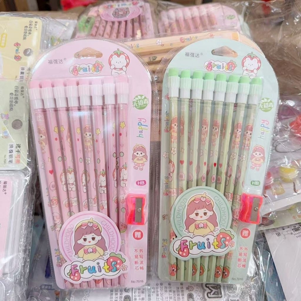 L283 ดินสอ HB แพค 8 แท่ง เขียนดี แพคประหยัด พร้อมส่งจากไทย