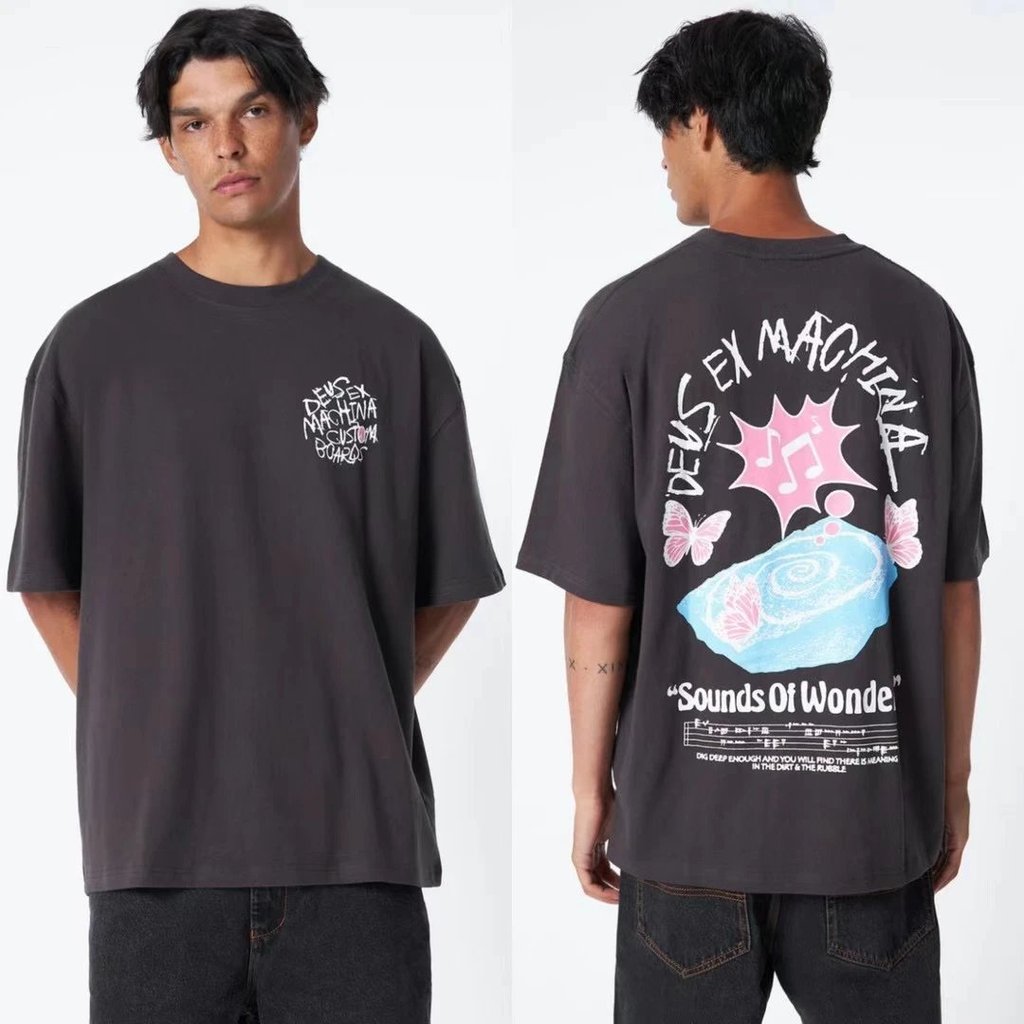 เสื้อยืดแขนสั้นผ้าฝ้ายแท้ DE DEUS