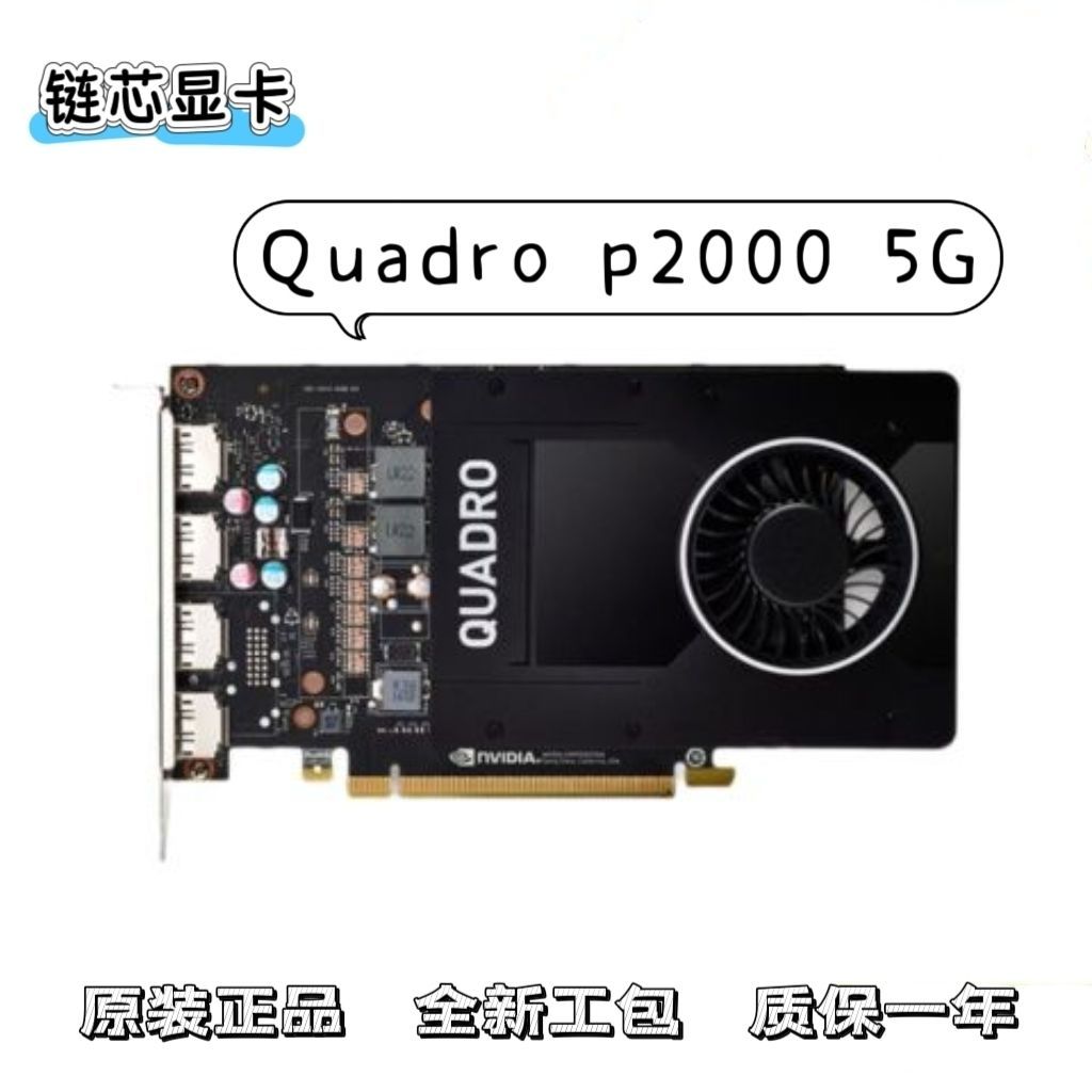 การ์ดจอ NVIDIA Quadro P2000 5GB สำหรับงาน 3D ตัดต่อวิดีโอ และกราฟิก
