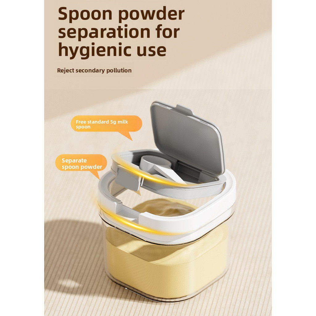 Moisture-Proof Milk Powder Canister Milk Powder Storage Canister Sealed Canister Portable Travel Mil