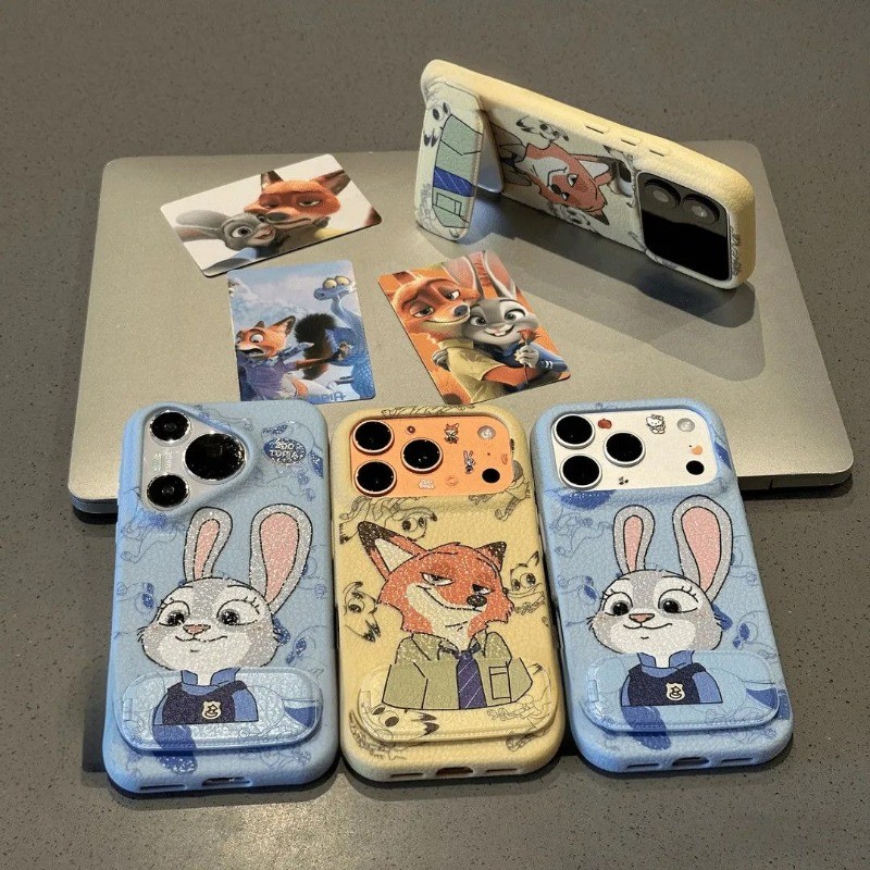 สําหรับ Vivo V70 X300 X200 Pro เคส Vivo X200 FE V40 Pro เคส น่ารักการ์ตูน Nick และ Judy เคสโทรศัพท์ส