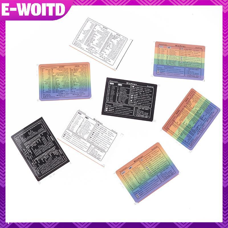 E-WOITD 2 ชิ้น/Word Reference คีย์บอร์ดคอมพิวเตอร์ลัด Stier กาวที่ถอดออกได้ Stiers สําหรับ Qui Refer