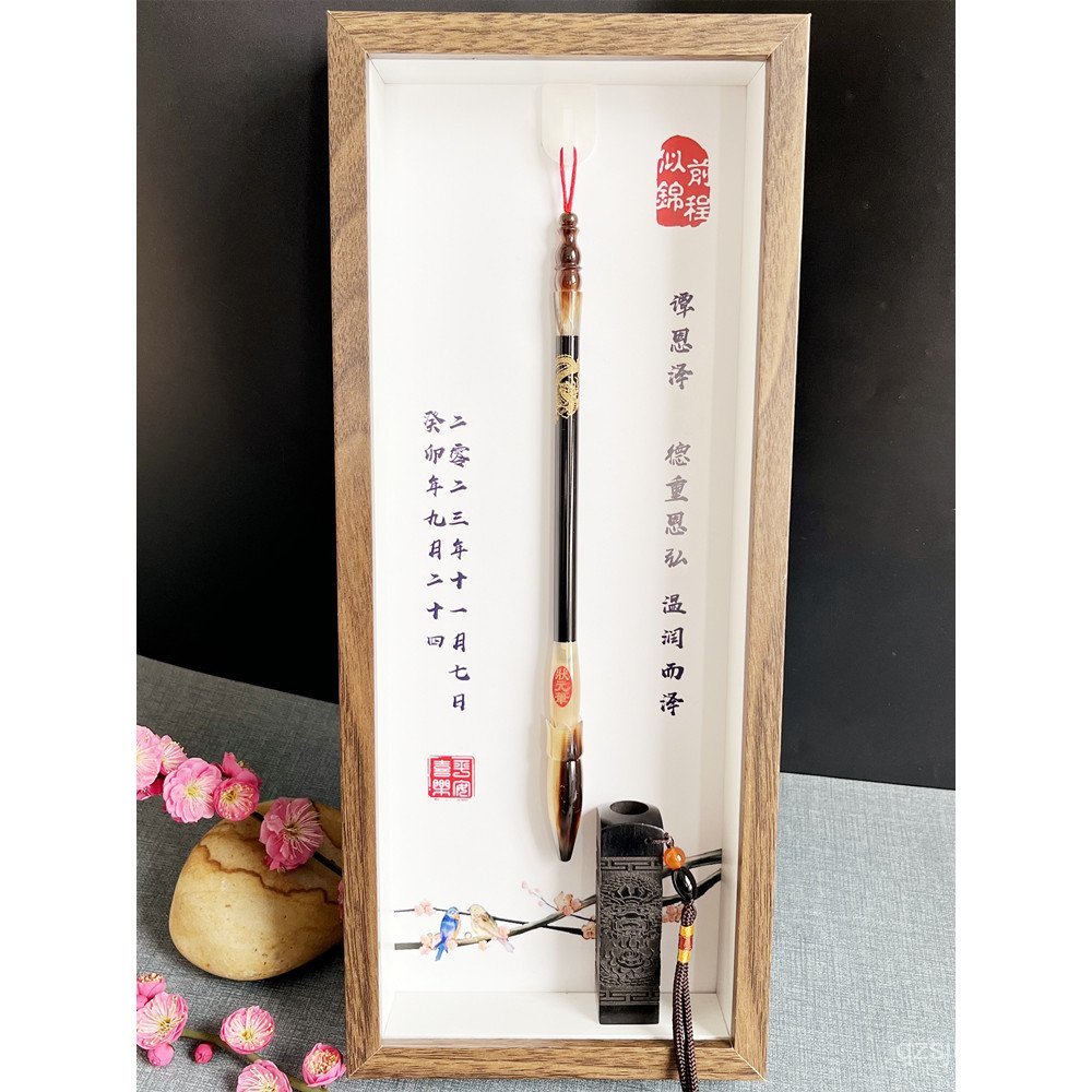 Diy Fixed Lanugo Ambilical Cord Lanugo Stamp การผลิตแสตมป์เด็กกรอบรูป Lanugo แปรงวัสดุโฮมเมด First M