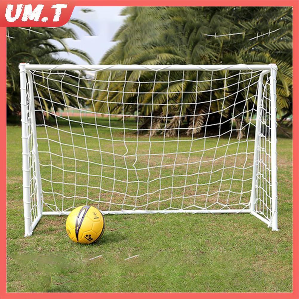 UM.T 6 x 4ft Football Goal Post Net สําหรับเด็กการฝึกอบรมการแข่งขันฟุตบอลกลางแจ้ง