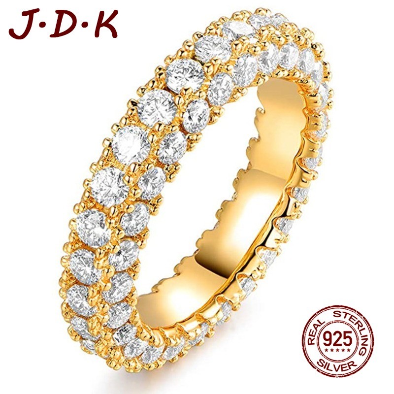 แหวนคู่เพทายทอง JDK 18K