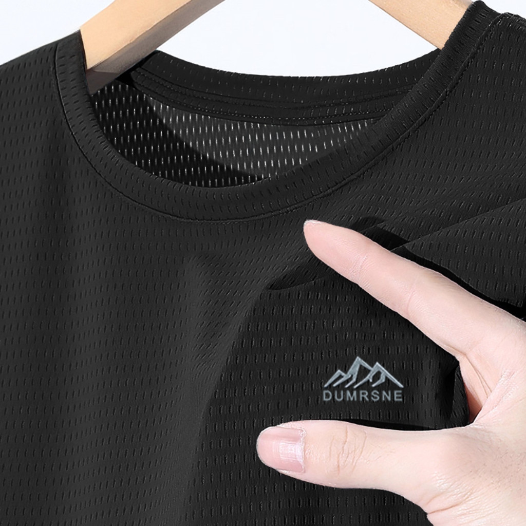 HYPNOS 3321-XS เสื้อกีฬาแขนยืด ผ้าแห้งเร็ว ระบายอากาศดี เนื้อผ้าไอซ์ซิลค์ นุ่มพิเศษ ใส่ได้ทั้งผู้ชายและผู้หญิง