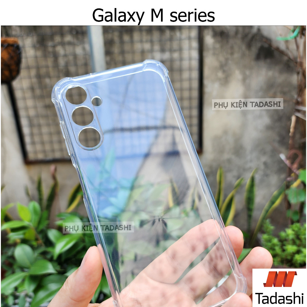 เคสกันกระแทกสําหรับ Samsung M14 5G, Samsung M34 5G, Samsung M54 5G โปร่งใสยืดหยุ่น, ป้องกันกล้อง