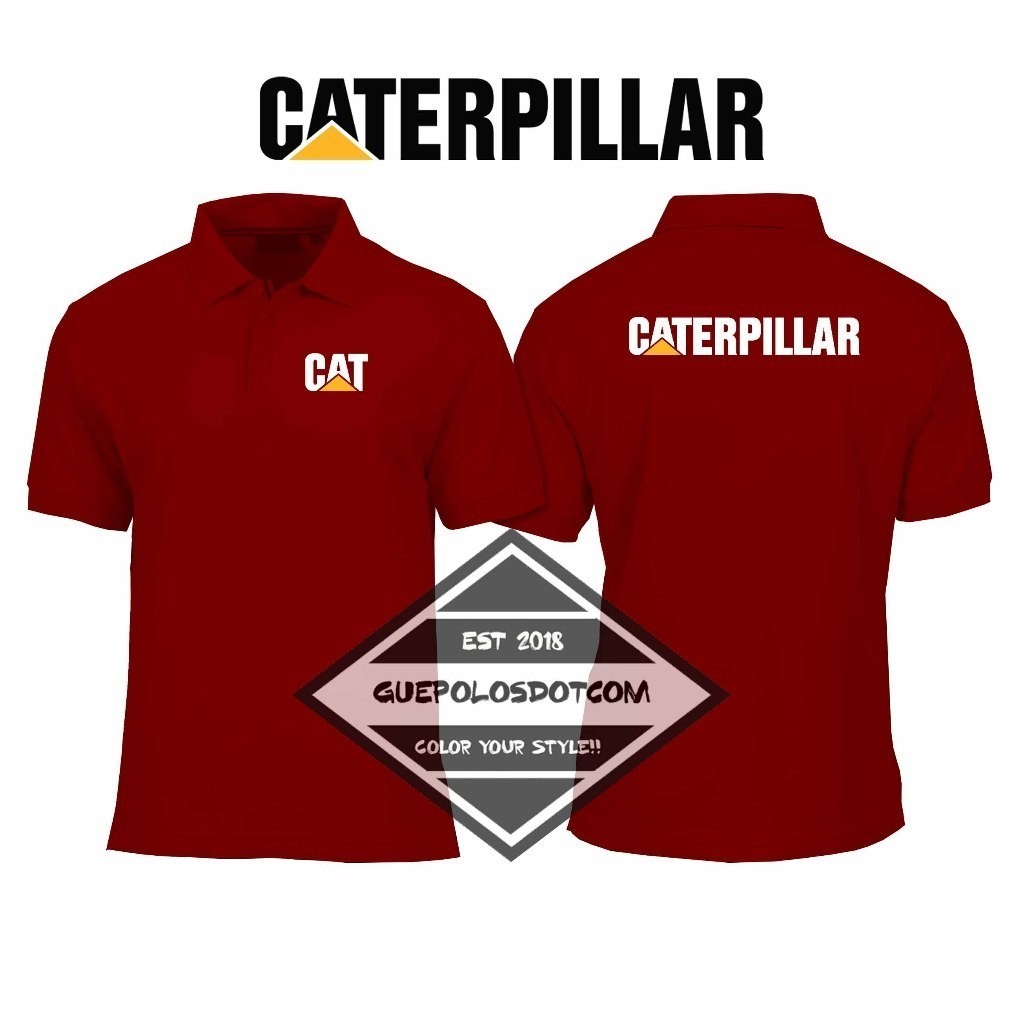 NEW! เสื้อโปโล  เสื้อ CATERPILLAR CAT COLLAR - โลโก้ CATERPILLAR COLLAR POLOS-3XL