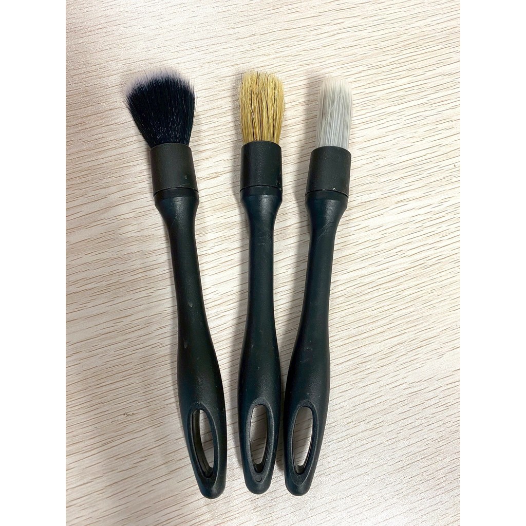 เซ็ต 3 ชิ้น / ชุดแปรงทำความสะอาดรถยนต์ ขัดรถ ล้างรถ ปัดฝุ่น อเนกประสงค์ เก็บรายละเอียดภายนอก ภายใน แปรงล้างรถ - รูปที่ 6