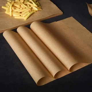 NICE 100แผ่น/ชุด กระดาษรองอบขนม bakingpaper รองอาหาร เบเกอรี่ และห่ออาหาร กระทะปิ้งย่าง ถาดอบขนม กระดาษไข