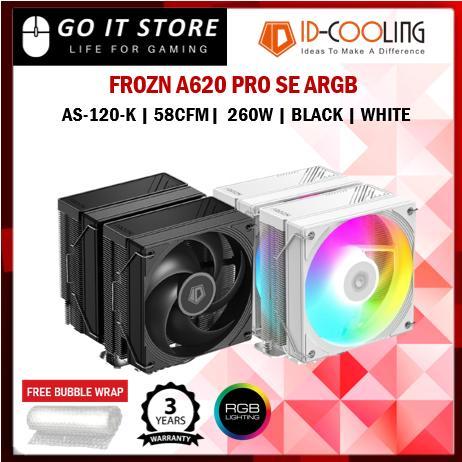 ID-COOLING FROZEN A620 PRO SE ARGB AIR COOLER BLACK WHITE AS-120-K 260W