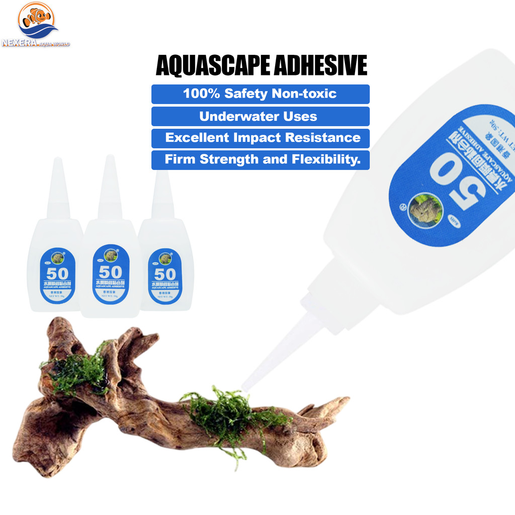 กาว Aquascape – กาวตู้ปลา-ปลอดภัยที่แข็งแกร่งสําหรับหิน, Driftwood & Layout Fixing