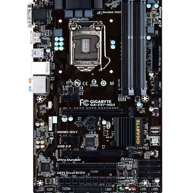 [Test Good Delivery, ซื้อพร้อมความมั่นใจ] [อัตราการสรรเสริญ 93%] Gigabyte Z97-HD3 เมนบอร์ดเกมโอเวอร์