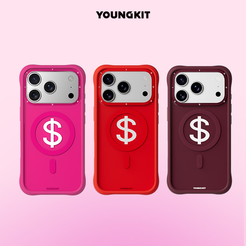 {LUCKY MONEY} youngkit Ape Gas Split Case เหมาะสําหรับ Apple 17ProMax เคสโทรศัพท์ iPhone16 Case 15pm