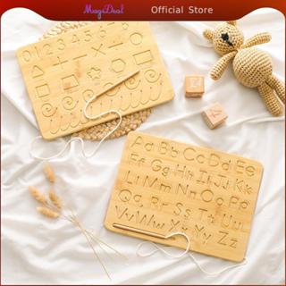 MagiDeal Letter Practicing Board ของขวัญไม้สําหรับเด็กการเรี…