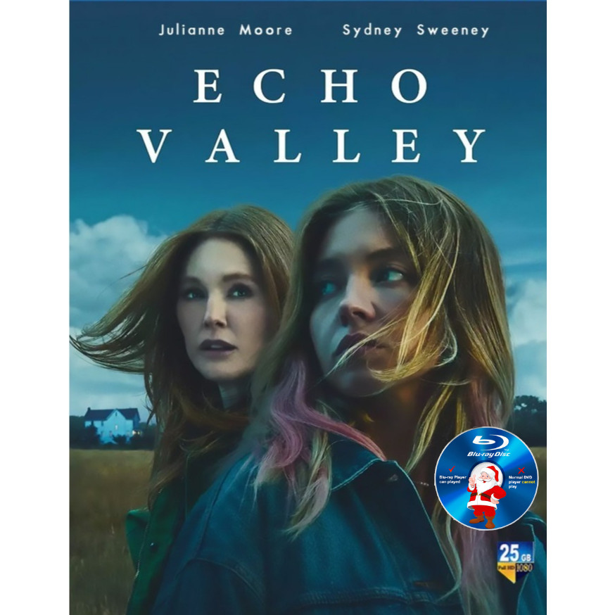 E-BLURAY TV MOVIE Echo Valley 2025  Thriller/Drama Julianne Moore Sydney Sweeney Domhnall Gleeson