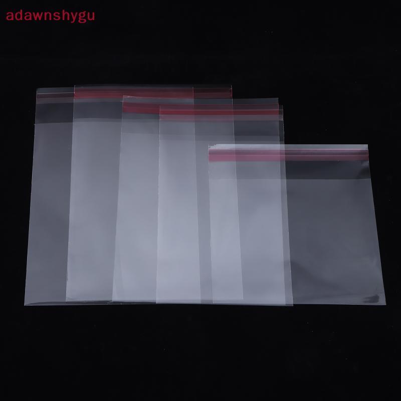Adagu 100PCS Self-Adhesive กระเป๋าสําหรับ PS1 Xbox360 One NS NDS WII กล่องเกมกันฝุ่น Moisture-proof 
