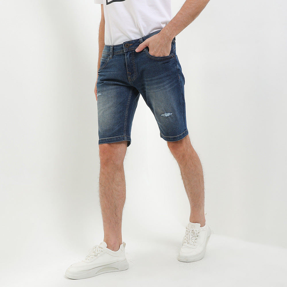 CDL กางเกงขาสั้นผู้ชาย Slim Fit เบอร์มิวดา H0038BK15A By Cardinal