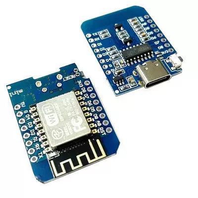 Nodemcu D1 mini เป็นบอร์ด wifi ขนาดเล็กตาม ESP8266 TYPE C