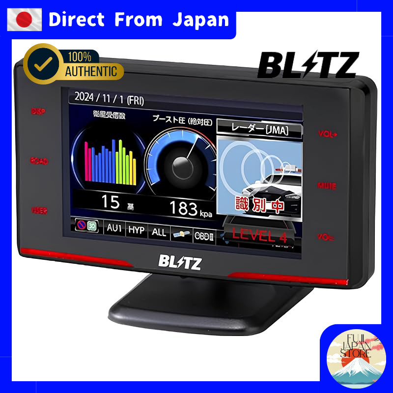 BLITZ Laser Radar Detector Touch-LASER TL315R 3.1inch GPS Laser & Radar Detector MSSS Support Black