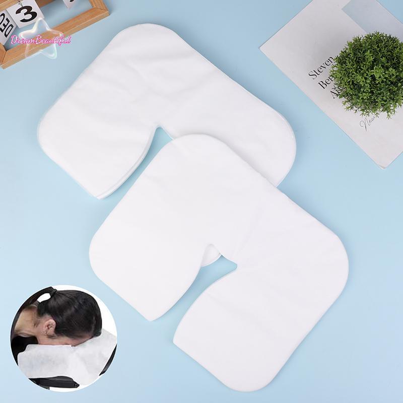 <DBFl-t> 100/200 ชิ้น SPA Face Massage Pad ร้านเสริมสวยนวด Headrest Pad ทิ้งผ้าฝ้ายผ้าเช็ดตัว Face Skin Care เครื่องมือใหม่